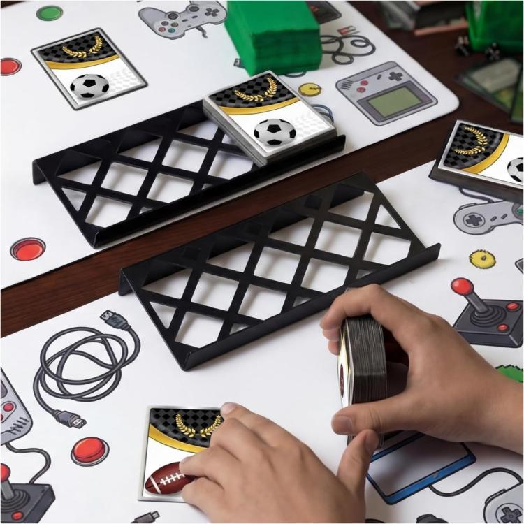 Hollow Acrylic Card Display Stand For Stamp Collectors/Sports Cards/Game Cards, 1pc, 4pcs, 8pcs - ORIWHIZHome & GardenHousehold ArticlesShelf & Hooks
