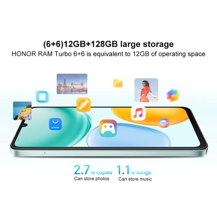 Honor Play 70C, 4GB+64GB, 6.75 inch MagicOS 9.0 Android 15 MediaTek Helio G81 Ultra Octa Core, Network: 4G, OTG, 4GB+64GB - ORIWHIZHonorSmart Phones