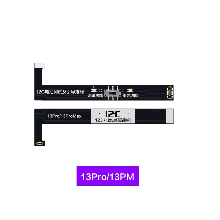 i2C Battery Boot Strap Test Flex Cable, For iPhone 5 SE / 6s / 6 Plus / 6s Plus / 7 / 7 Plus, For iPhone 8 / 8 Plus / X / XR / XS / XS Max / 11 Pro / 11 Pro Max, For iPhone 11 / SE2, For iPhone 12 mini / 12 / 12 Pro / 12 Pro Max / SE3 - ORIWHIZ