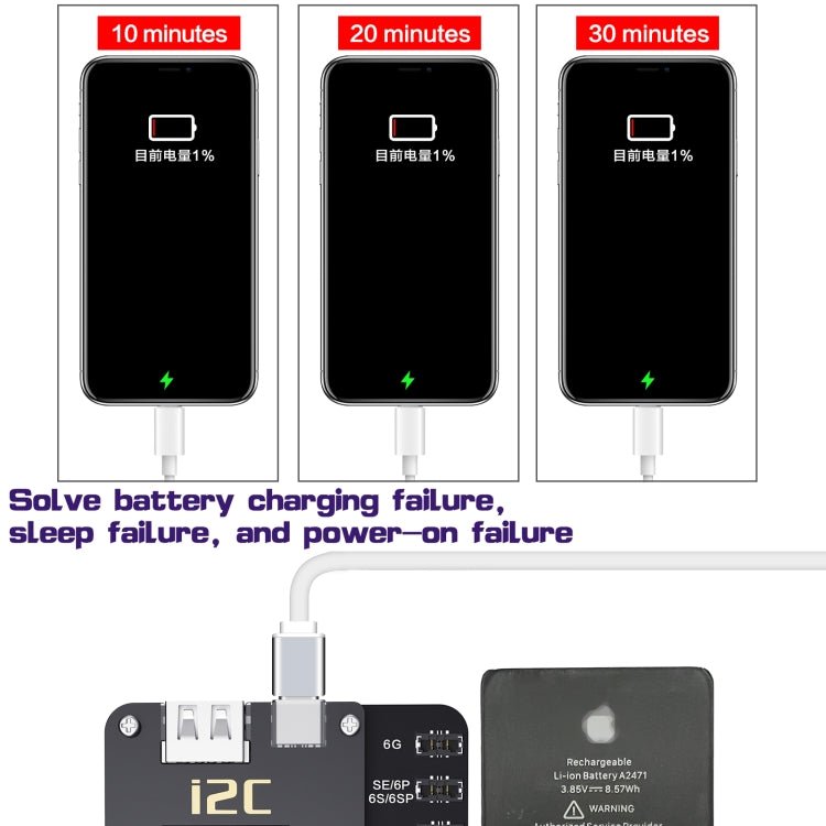 i2C KC01 Multi - function Comprehensive Battery Repair Instrument for iPhone 6 - 14 Pro Max, Standard Version - ORIWHIZ