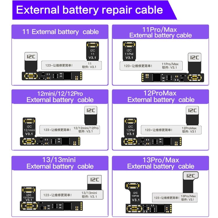 i2C KC01 Multi - function Comprehensive Battery Repair Instrument for iPhone 6 - 14 Pro Max, Standard Version - ORIWHIZ