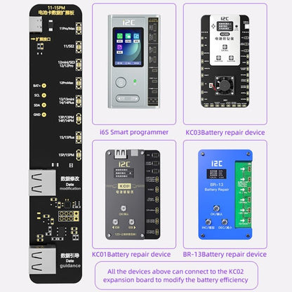 i2C KC02 Battery Data Repair Expansion Board Modifying Battery Efficiency for iPhone 11 - 15 Pro Max, KC02 - ORIWHIZ