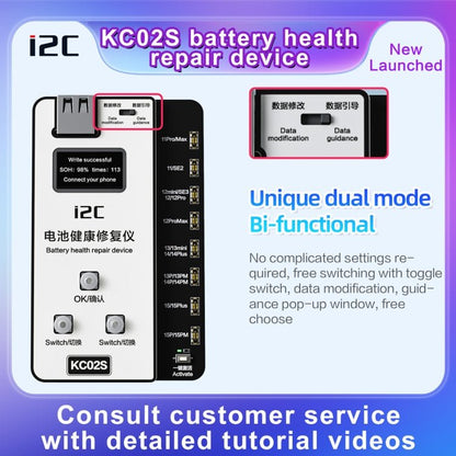 i2C KC02S Battery Health Recovery Device Activation Instrument For iPhone 11 - 15 Series, KC02S - ORIWHIZ