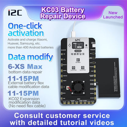 i2C KC03 Multi - function Battery Activation Detection Repair Device for iPhone 6 - 15 Pro Max / Android, KC03 - ORIWHIZ