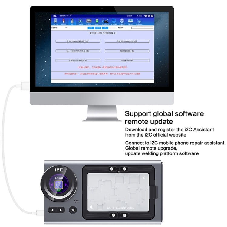 i2C T20 Intelligent Motherboard Middle Layered Heating Platform For iPhone X - 14 Series, i2C T20 For iPhone X - 14 Series - ORIWHIZ