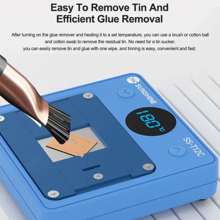 IC Chip Heating Glue Remover Mobile Phone Repair Chip Fast Heating Efficient Glue Removal Tool, SUNSHINE SS - T12C - ORIWHIZ