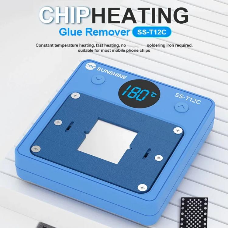 IC Chip Heating Glue Remover Mobile Phone Repair Chip Fast Heating Efficient Glue Removal Tool, SUNSHINE SS - T12C - ORIWHIZ