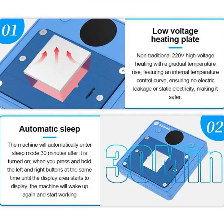 IC Chip Heating Glue Remover Mobile Phone Repair Chip Fast Heating Efficient Glue Removal Tool, SUNSHINE SS - T12C - ORIWHIZ