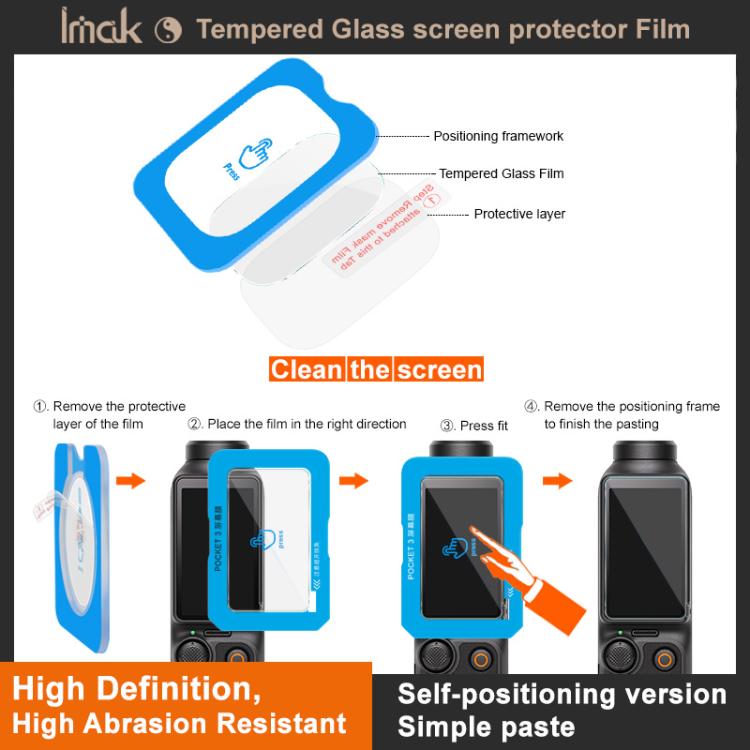 imak Tempered Glass Film, Self - positioning Version, For Insta360 X4 Air - ORIWHIZDJI & Insta360 AccessoriesimakInsta360 X Series