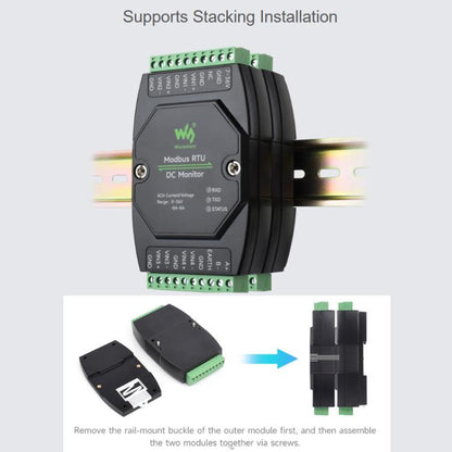 Industrial 4 - Ch DC Monitoring Module, 16 - Bit High - Precision Acquisition, Supports Voltage And Current Measurement, Modbus RTU Protocol, 33931 - ORIWHIZArduino & SCM SuppliesConsumer ElectronicsSensor Module