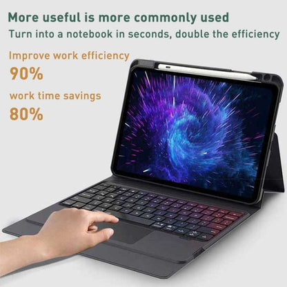 Integrated Bluetooth Keyboard Leather Case with Backlight & Touchpad, For iPad Pro 12.9 2022 / 2021 / 2020, For iPad Pro 11 2022 / 2021 / 2020, For iPad 10th Gen 10.9 2022, For iPad 10.2 2021 / 2020 / 2019, For iPad Air 2022 / 2020���������������������... - ORIWHIZApple AccessoriesiPad KeyboardiPad Keyboard For iPad Pro