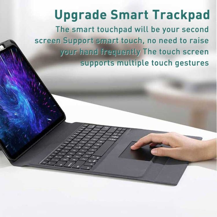 Integrated Bluetooth Keyboard Leather Case with Backlight & Touchpad, For iPad Pro 12.9 2022 / 2021 / 2020, For iPad Pro 11 2022 / 2021 / 2020, For iPad 10th Gen 10.9 2022, For iPad 10.2 2021 / 2020 / 2019, For iPad Air 2022 / 2020���������������������... - ORIWHIZApple AccessoriesiPad KeyboardiPad Keyboard For iPad Pro