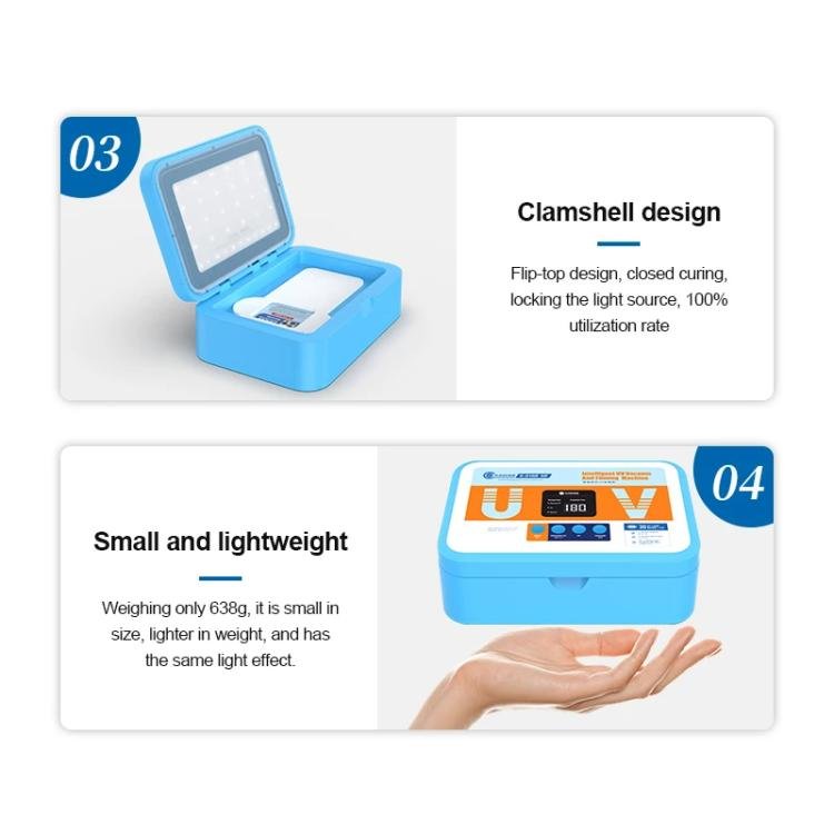 Intelligent UV Light Curing Film Vacuum Laminator UV Curing + Vacuum Holding Machine For Film Application Repair Tool, SUNSHINE S - 918B SE - ORIWHIZ