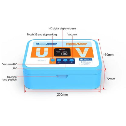 Intelligent UV Light Curing Film Vacuum Laminator UV Curing + Vacuum Holding Machine For Film Application Repair Tool, SUNSHINE S - 918B SE - ORIWHIZ