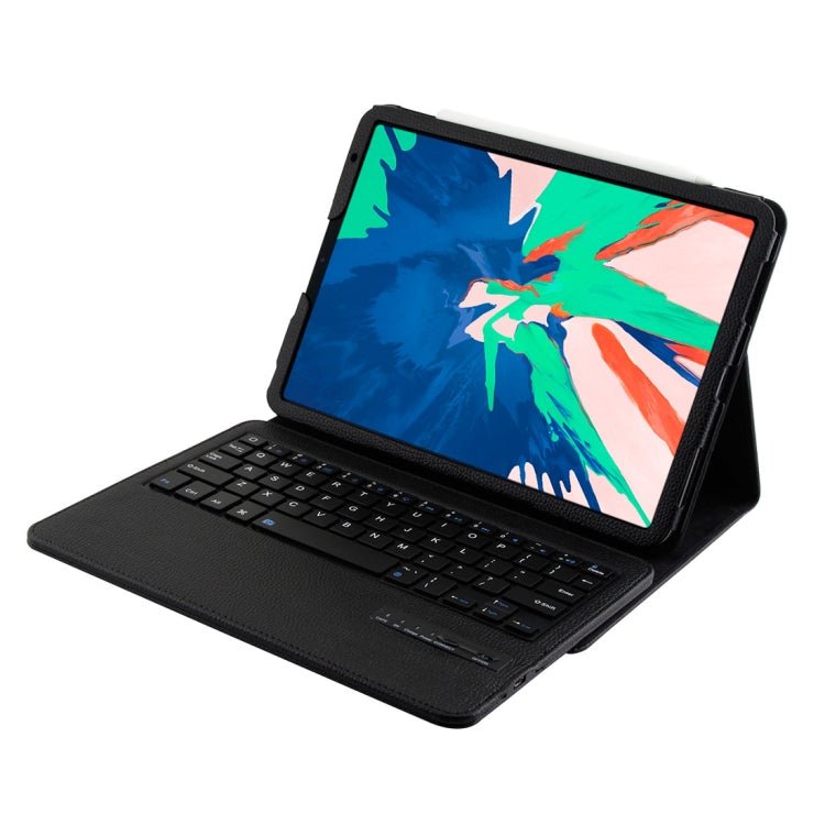 IP011 Detachable Bluetooth 3.0 ABS Keyboard + Litchi Texture Leather Tablet Case for iPad Pro 11 inch (2018), with Sleep Function, IP011 - ORIWHIZApple AccessoriesiPad KeyboardiPad Keyboard For iPad Pro