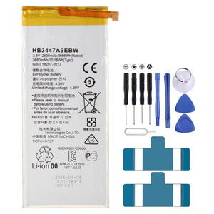 iPartsBuy 2600mAh HB3447A9EBW for Huawei P8 Rechargeable Li - Polymer Battery, For Huawei P8 - ORIWHIZ