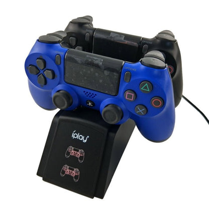 iplay Dual Port Charging Dock Station Stand / Controller Charging Stand for For Sony Playstation 4 PS4 & Slim PS4 Pro with LED Display Indicator Screen, HBP - 119 - ORIWHIZiplaySony AccessoriesSony Accessories Charger & Power