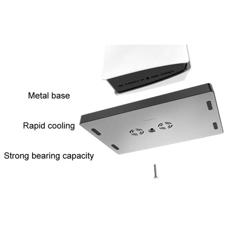iplay for PS5 Game Console Cooling Fan Base Charging Stand with Disc Holder, HBP - 271 - ORIWHIZiplaySony AccessoriesSony Accessories Holder