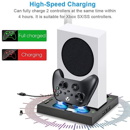 Iplay For Xbox Series S Host Cooling Bracket Handle Charging Base - ORIWHIZiplayMicroSoft AccessoriesMicroSoft Accessories Holder