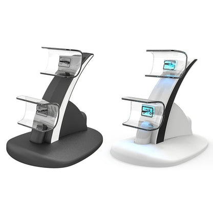 iplay HBP - 253 For PS5 Game Wireless Handle Double Charging Base Placement Bracket, HBP - 253 (White), HBP - 253 (Black) - ORIWHIZiplaySony AccessoriesSony Accessories Charger & Power