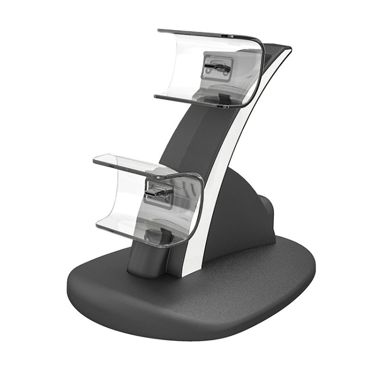 iplay HBP - 253 For PS5 Game Wireless Handle Double Charging Base Placement Bracket, HBP - 253 (White), HBP - 253 (Black) - ORIWHIZiplaySony AccessoriesSony Accessories Charger & Power
