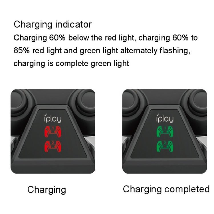 iplay HBP - 260 For PS5 Handle Charging Seat Electric Game Handle Fast Charging Seat, HBP - 260 - ORIWHIZiplaySony AccessoriesSony Accessories Charger & Power