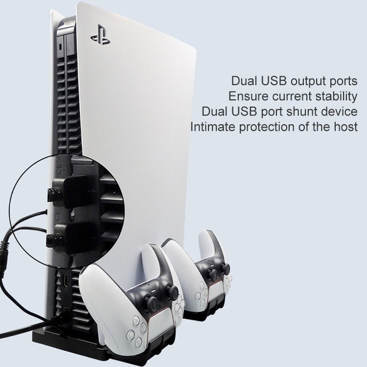iplay HBP - 269 For PS5 De / UHD Charging Stand Vertical Base Holder With Handle Charger, iPega HBP - 269 - ORIWHIZipegaSony AccessoriesSony Accessories Charger & Power