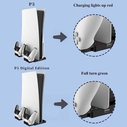 iplay HBP - 269 For PS5 De / UHD Charging Stand Vertical Base Holder With Handle Charger, iPega HBP - 269 - ORIWHIZipegaSony AccessoriesSony Accessories Charger & Power