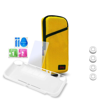 iplay Host Storage Bag Tempered Film + Rocker Cap + Protective Shell 7 in 1 Protection Bag Soft Bag Set For Switch Lite - ORIWHIZiplayNintendo AccessoriesNintendo Accessories Bags