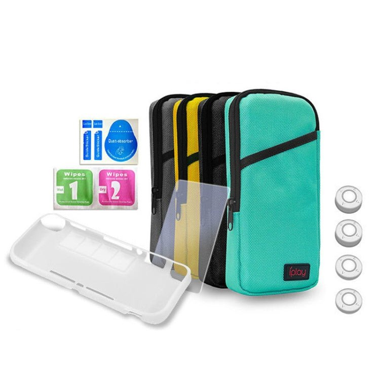iplay Host Storage Bag Tempered Film + Rocker Cap + Protective Shell 7 in 1 Protection Bag Soft Bag Set For Switch Lite - ORIWHIZiplayNintendo AccessoriesNintendo Accessories Bags