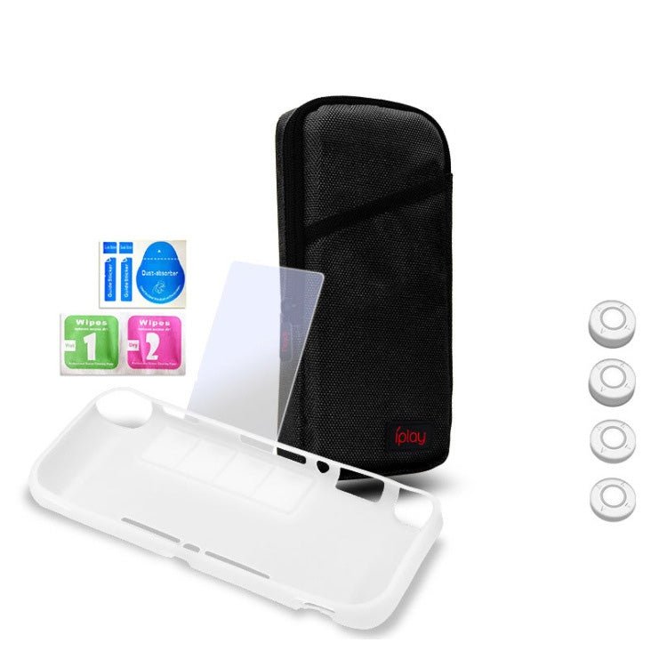 iplay Host Storage Bag Tempered Film + Rocker Cap + Protective Shell 7 in 1 Protection Bag Soft Bag Set For Switch Lite - ORIWHIZiplayNintendo AccessoriesNintendo Accessories Bags