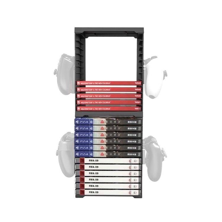 IPLAY Multi - Function Storage Bracket For Gamepad Card And Disc For PS4/PS5/XBOX/Switch, HBS - 259 - ORIWHIZIPLAYSony AccessoriesSony Accessories Holder