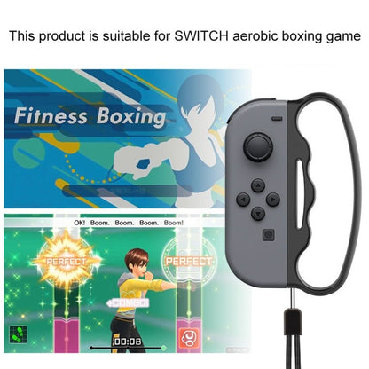 iPlay Small Handle Boxing Grip Gamepad Grip with Strap for Switch Joy - Con, Black, Red - ORIWHIZiplayNintendo AccessoriesNintendo Accessories Gamepads