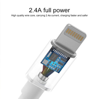 IVON CA73 2.4A Type - C / USB - C Fast Charging Data Cable, Length: 2m, Type - C - ORIWHIZ