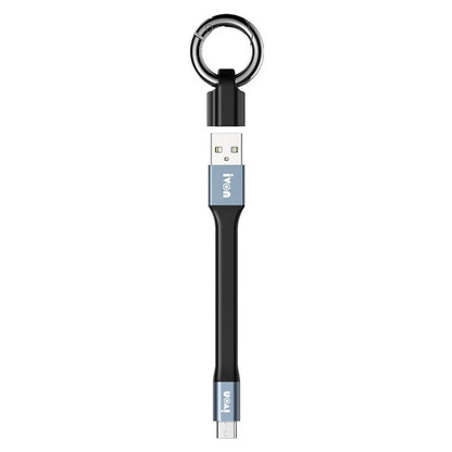 IVON CA90 3.1A Max USB to USB - C / Type - C Portable Data Cable with Ring, Length: 14.5cm, Type - C - ORIWHIZ