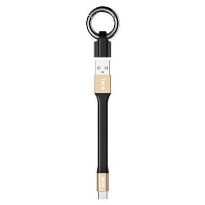 IVON CA90 3.1A Max USB to USB - C / Type - C Portable Data Cable with Ring, Length: 14.5cm, Type - C - ORIWHIZ