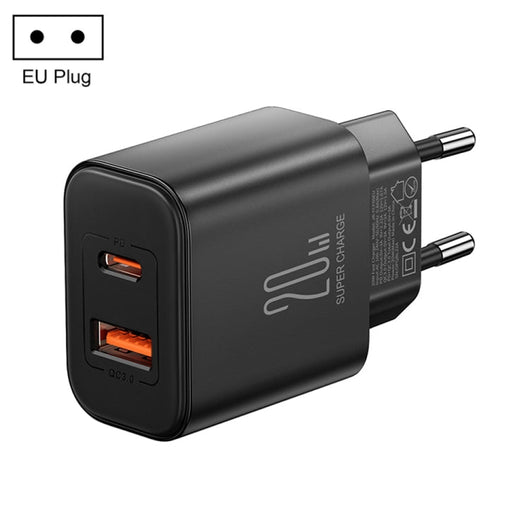 J0YROOM TCF05 20W USB+USB - C/Type - C Fast Charger, US Plug, EU Plug, UK Plug, CN Plug - ORIWHIZ