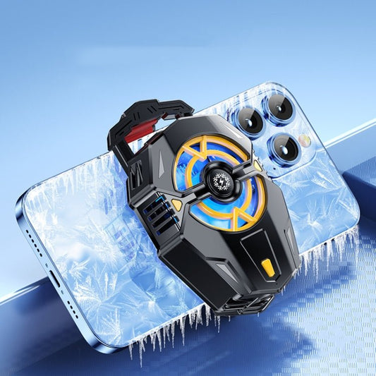 J20 Three - speed Adjustable Semiconductor Refrigeration Mobile Phone Radiator, Basic Model, Digital Display Model, Electroplated Model - ORIWHIZApple AccessoriesCooling Fan RadiatorGaming Accessories