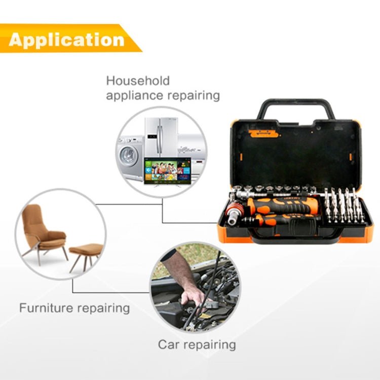 JAKEMY JM - 6121 31 in 1 Professional Screwdriver Kit Disassemble Tool Screwdriver Set Multifunction for Electronics Home Tools Repairing, JM - 6121 - ORIWHIZ