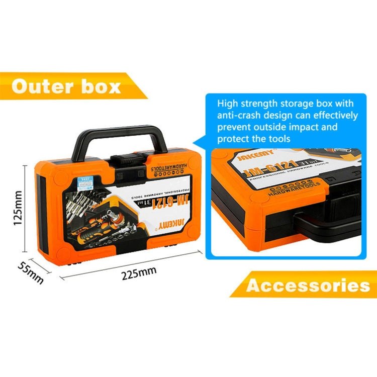 JAKEMY JM - 6121 31 in 1 Professional Screwdriver Kit Disassemble Tool Screwdriver Set Multifunction for Electronics Home Tools Repairing, JM - 6121 - ORIWHIZ