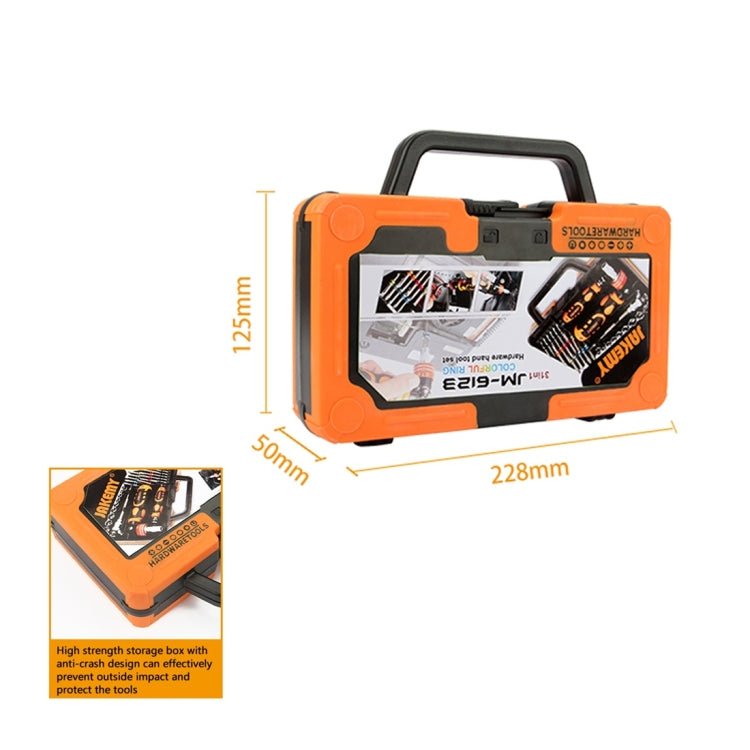 JAKEMY JM - 6123 31 in 1 Color Ring Professional Screwdriver Repair Tool Set, JM - 6123 31 in 1 - ORIWHIZ