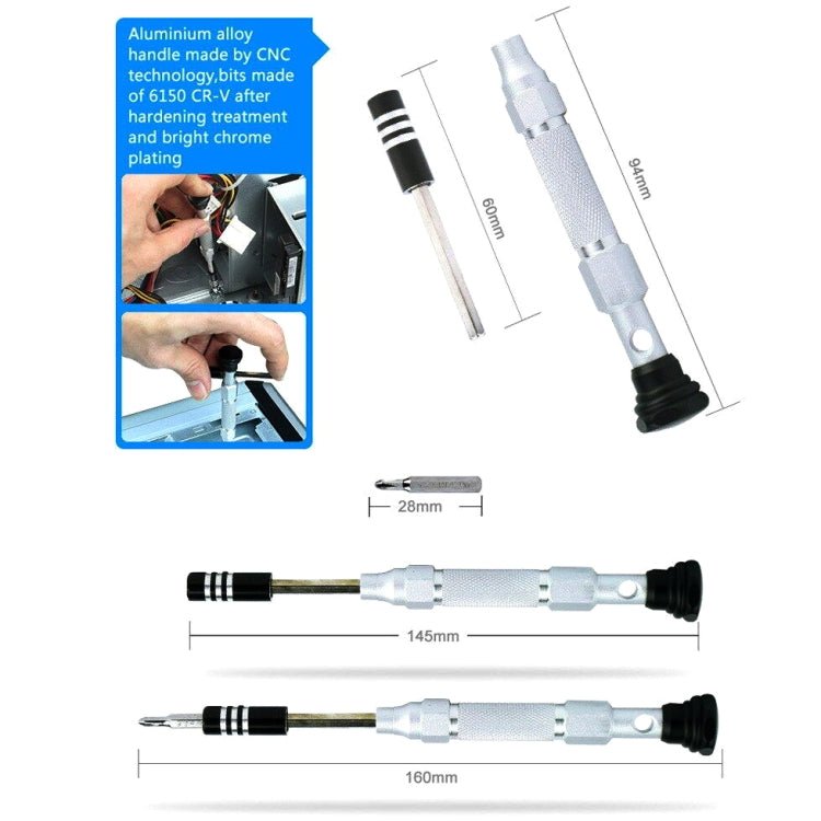 JAKEMY JM - 8151 38 in 1 Screwdriver Tools Set Precision Screwdriver Set Repair Tool Hand Tools, JM - 8151 - ORIWHIZ