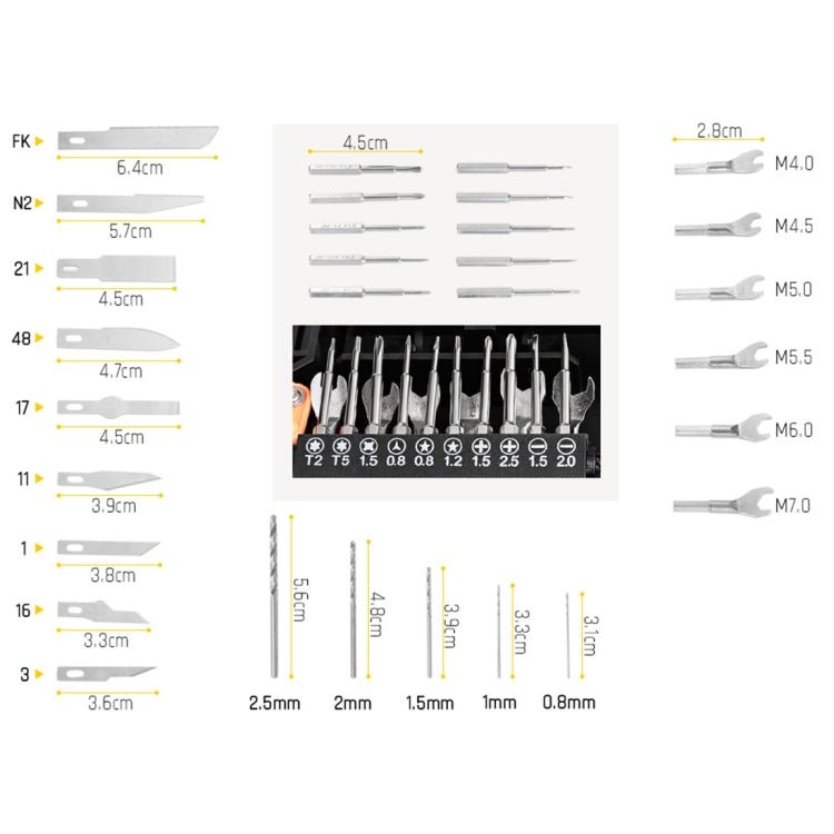 JAKEMY JM - 8158 34 in 1 Multipurpose Screwdriver Set Hardware Repair Tool, JM - 8158 - ORIWHIZ