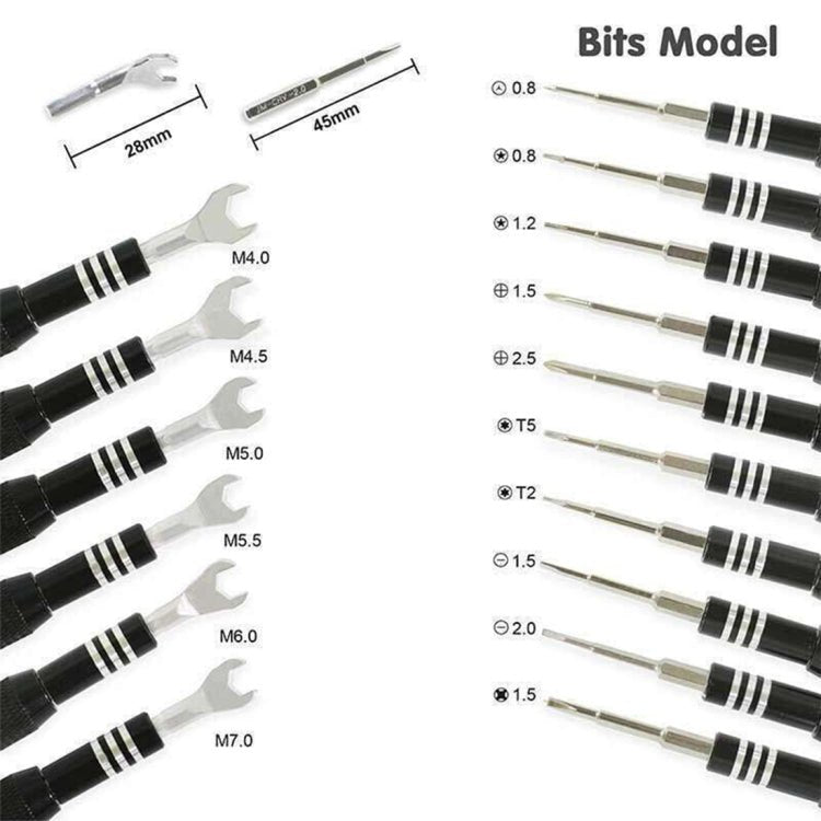 JAKEMY JM - 8158 34 in 1 Multipurpose Screwdriver Set Hardware Repair Tool, JM - 8158 - ORIWHIZ