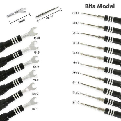 JAKEMY JM - 8158 34 in 1 Multipurpose Screwdriver Set Hardware Repair Tool, JM - 8158 - ORIWHIZ