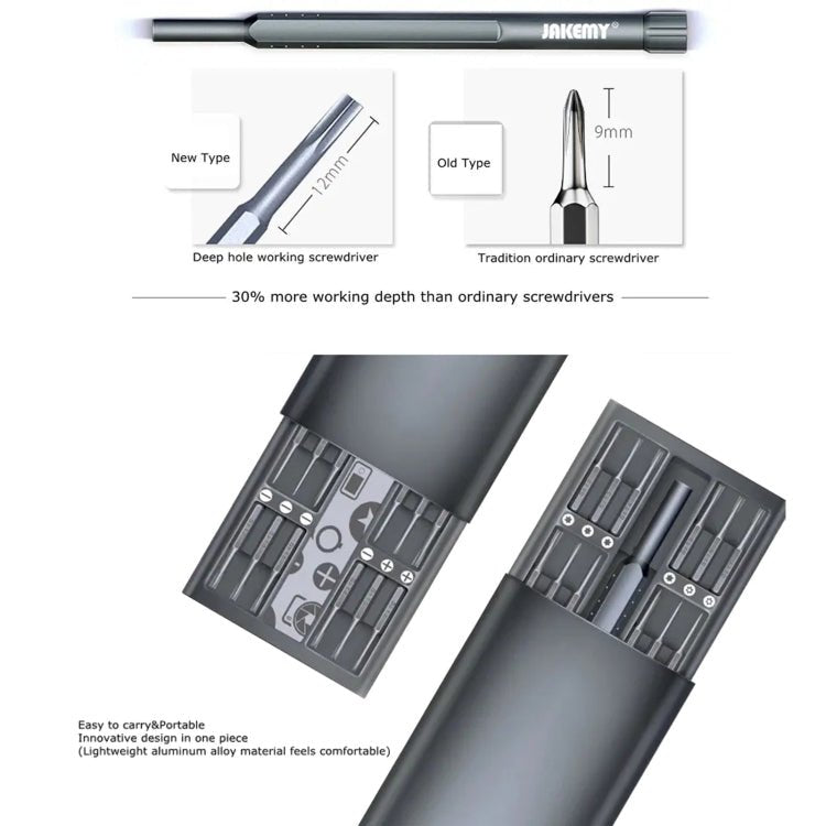 JAKEMY JM - 8169 49 in 1 Professional Precision Pocket Portable DIY Magnetic Screwdriver, JM - 8169 - ORIWHIZ