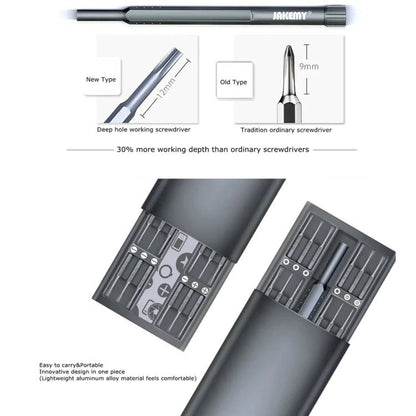 JAKEMY JM - 8169 49 in 1 Professional Precision Pocket Portable DIY Magnetic Screwdriver, JM - 8169 - ORIWHIZ