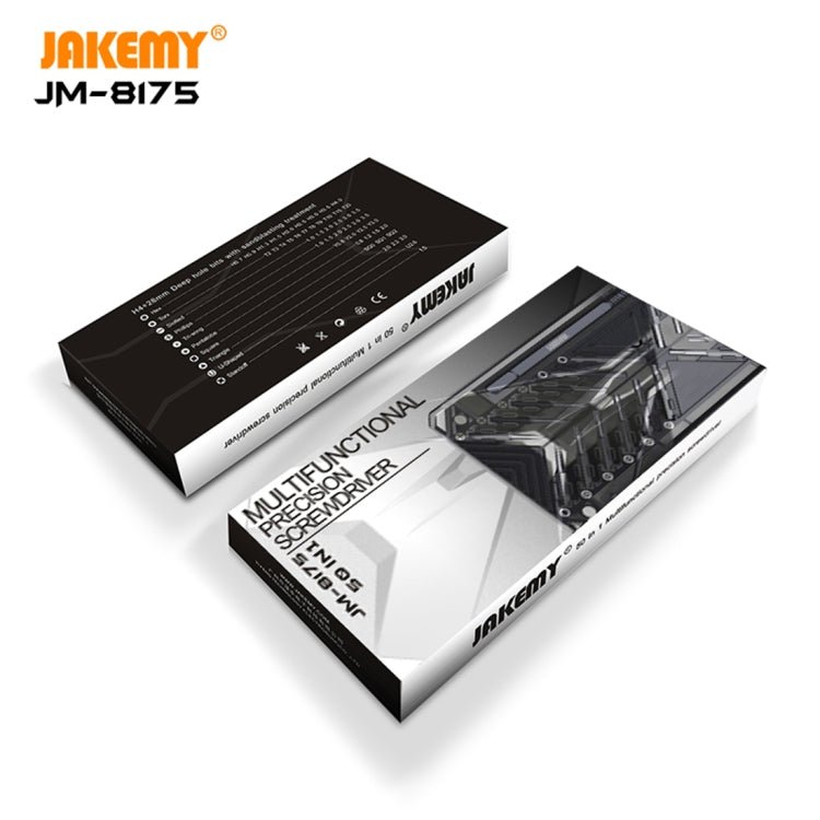 JAKEMY JM - 8175 50 in 1 Double - sided Outer Box Multifunctional and Precision Screwdriver Tool Set, JM - 8175 50 in 1 - ORIWHIZ