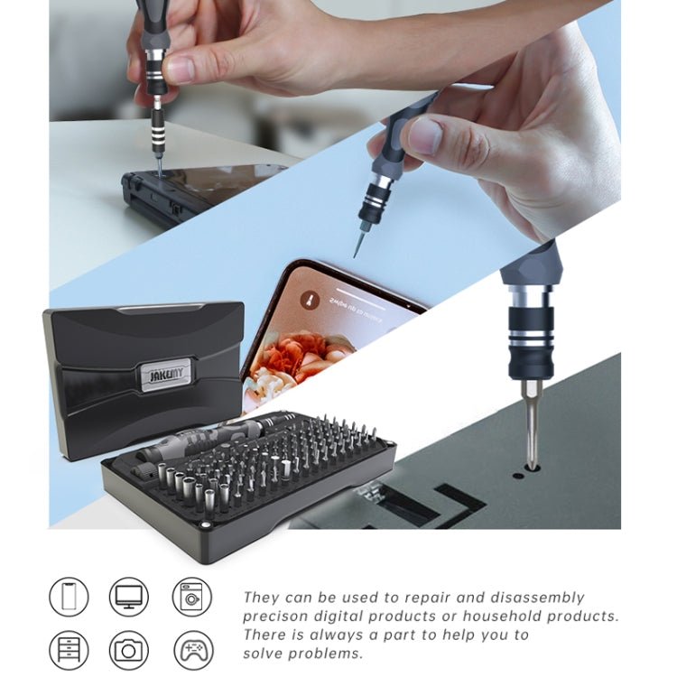 JAKEMY JM - 8176 106 in 1 Watch Mobile Phone Disassembly and Repair Tool Kit, JM - 8176 - ORIWHIZ