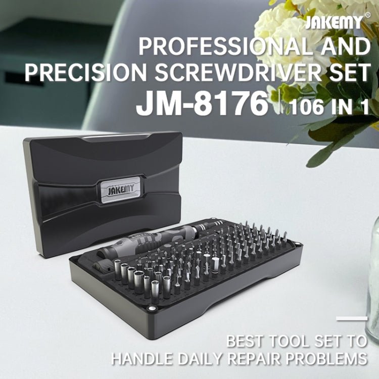 JAKEMY JM - 8176 106 in 1 Watch Mobile Phone Disassembly and Repair Tool Kit, JM - 8176 - ORIWHIZ